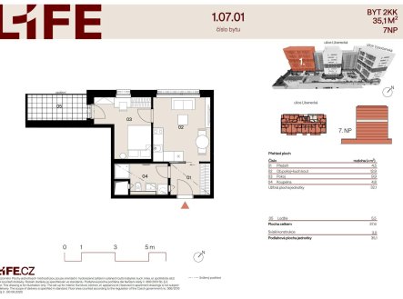 Prodej bytu, 2+kk, 35 m², Praha – náhled fotky 4