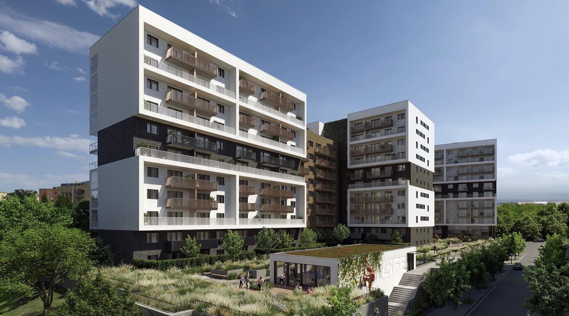 Prodej, byt 2+kk, 56,9 m2 + balkon