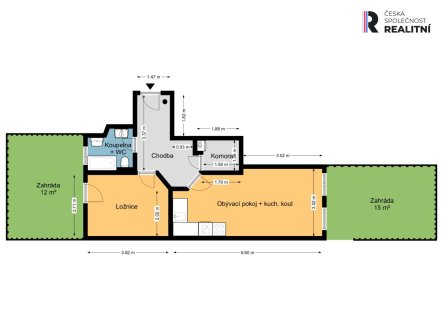 Prodej bytu, 2+kk, 46 m²