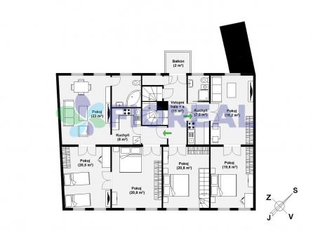 Prodej - nájemní dům, 285 m²