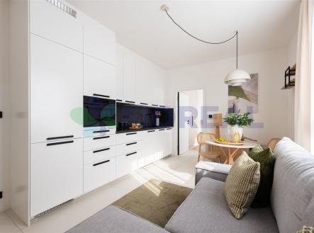 Pronájem bytu, 2+kk, 39 m²