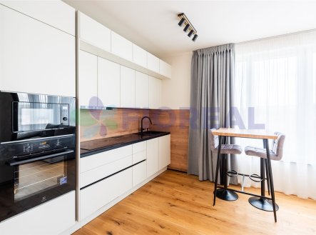 Pronájem nadstandardního, hezkého bytu 1+kk/G, 39m2, P5-Radlice, Metro B
