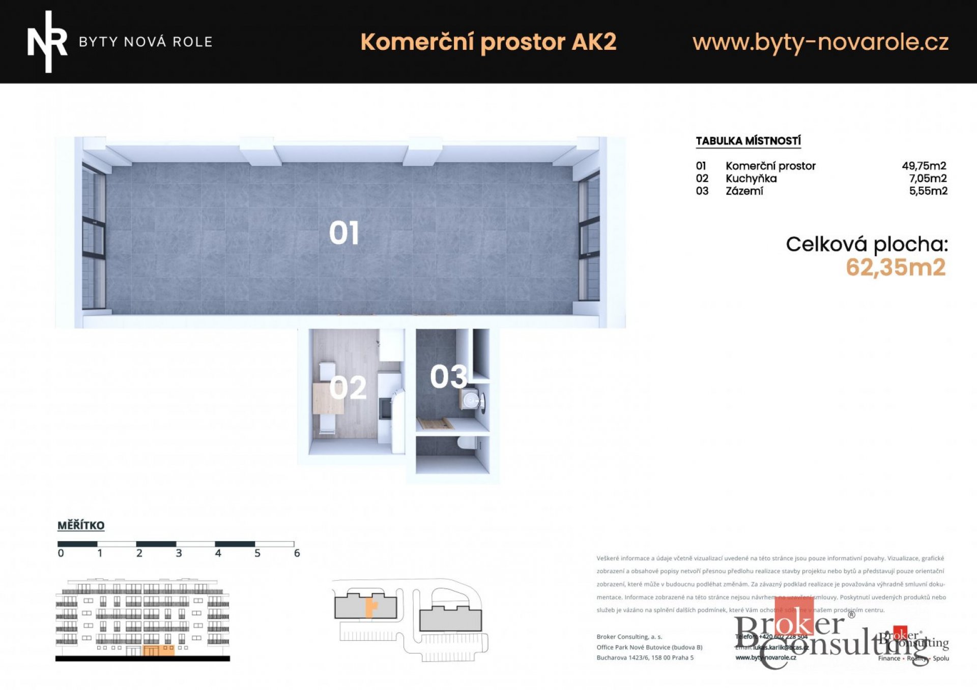 Prodej, komerční/obchodní prostory, 62.35 m2, Svobodova 383, 36225 Nová Role, Karlovy Vary [ID 34048