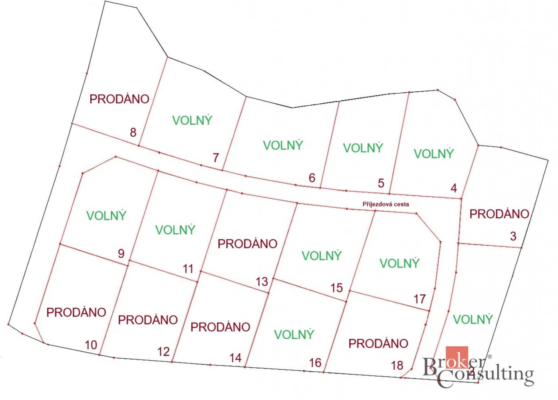 Prodej, pozemky/bydlení, 854 m2, Hlubočec, Opava [ID 45429]