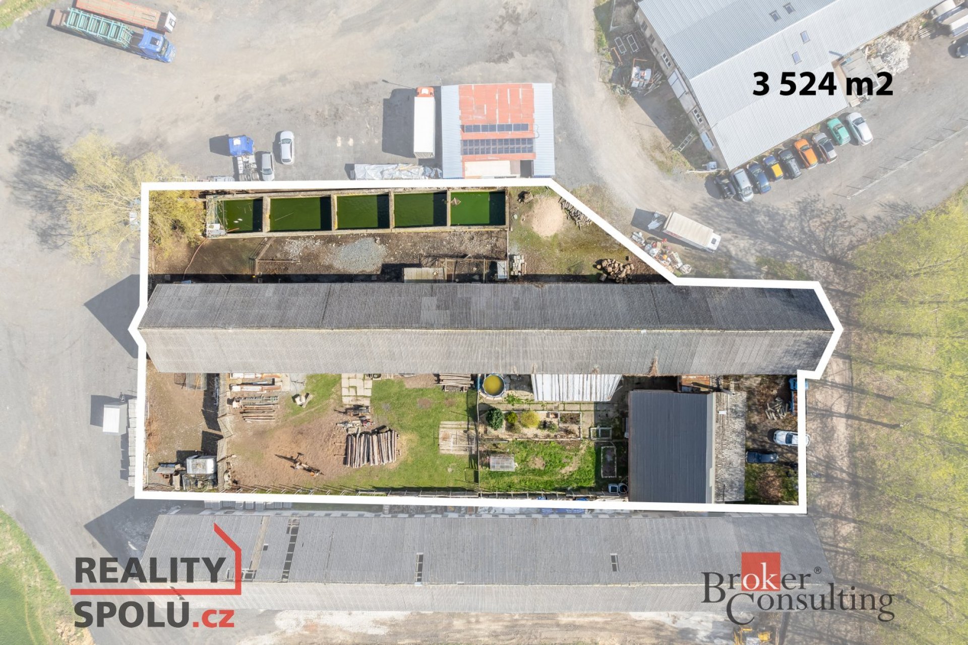 Prodej, komerční/zemědělský, 1850 m2, 53843 Kněžice, Chrudim [ID 49420]
