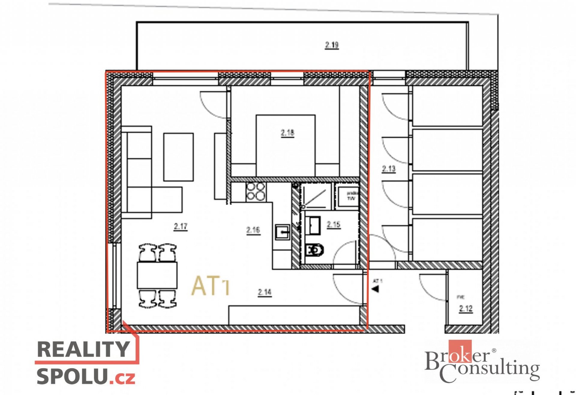 Prodej, komerční/kanceláře, 53 m2, 67131 Únanov, Znojmo [ID 51439]