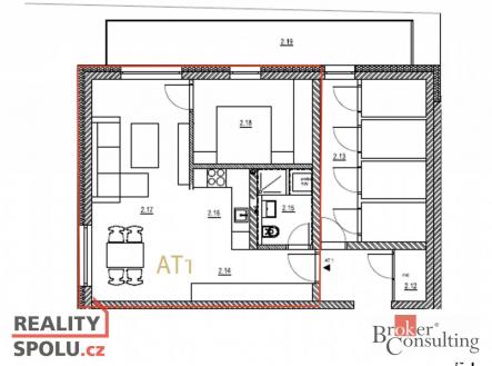 Prodej komerčního objektu, administrativní budova, 91 m²