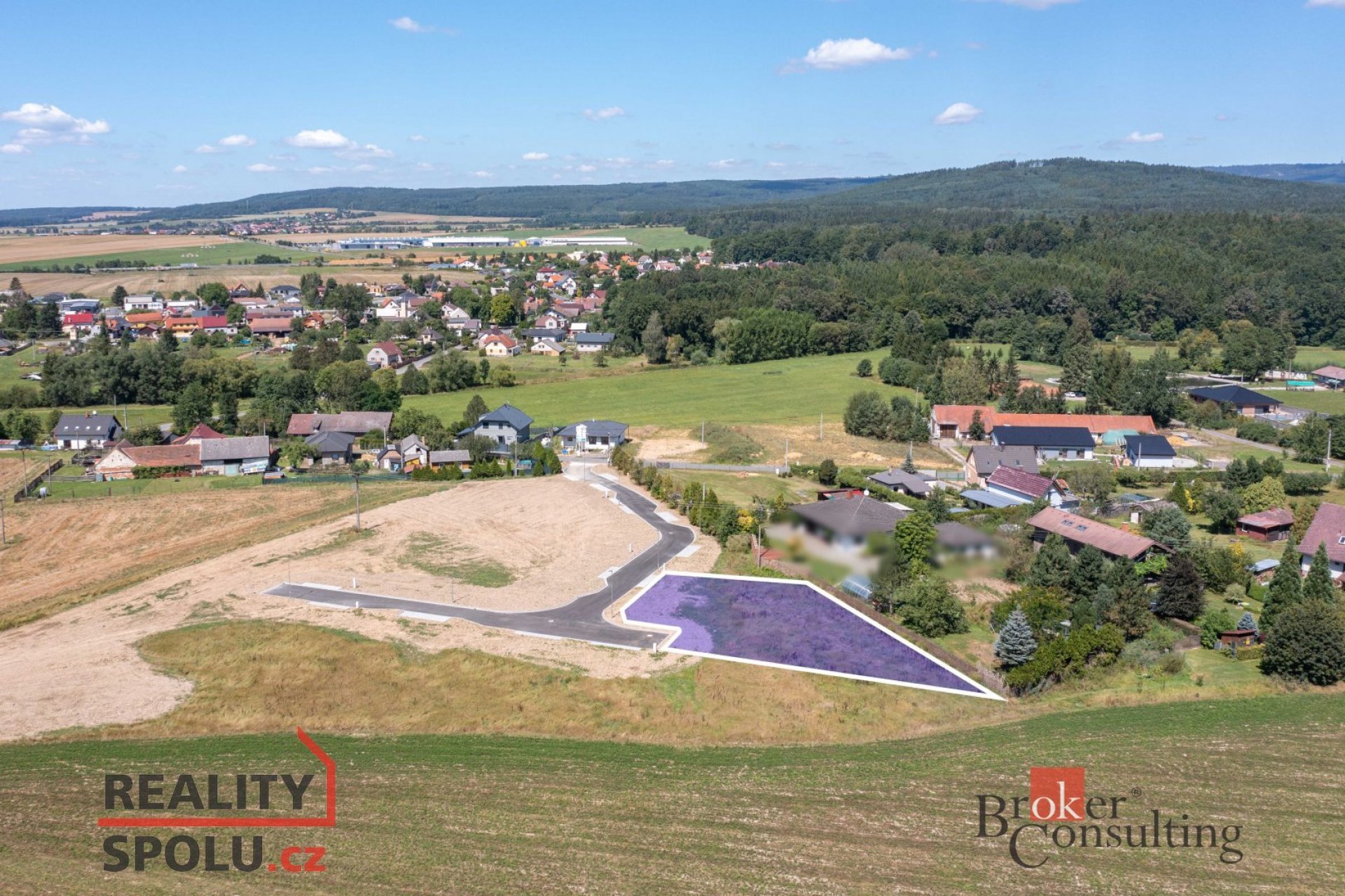 Prodej, pozemky/bydlení, 1039 m2, Svojkovice, Rokycany [ID 57443]