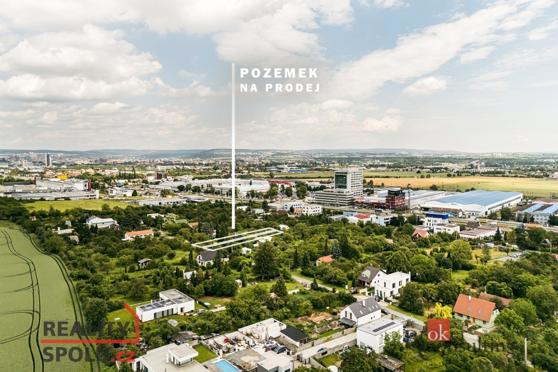 Nabízíme k prodeji pozemek s velikostí 1 120 m²