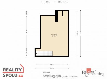 Prodej bytu, 3+kk, 104 m²