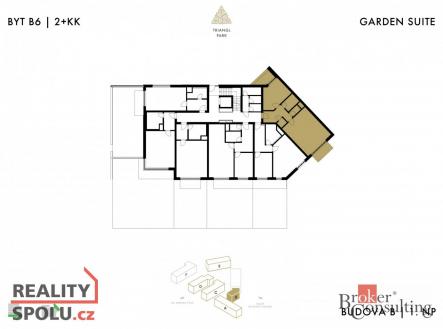 Prodej bytu, 2+kk, 72,34 m²