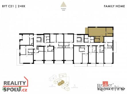 Prodej bytu, 2+kk, 77,47 m²