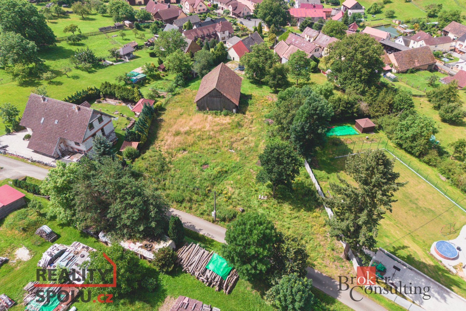 Prodej, pozemky/bydlení, 2583 m2, Oprechtice , Zahořany, Domažlice [ID 61720]