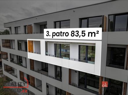 Pronájem bytu, 3+kk, 99 m²