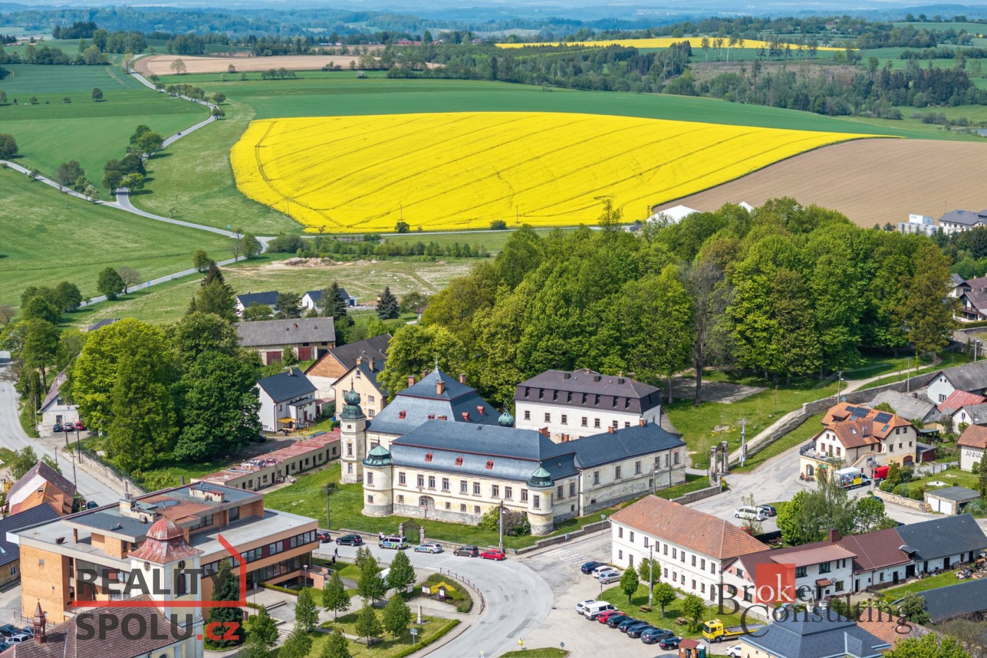 Prodej stavebního pozemku 995 m2 v městysu Větrný Jeníkov