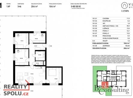 Prodej bytu, 5+kk, 254 m²