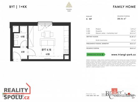 Prodej bytu, 1+kk, 28 m²