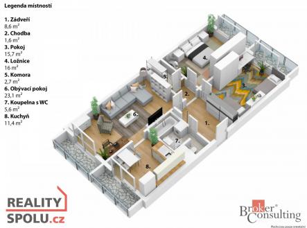 Prodej bytu, 3+1, 98 m²