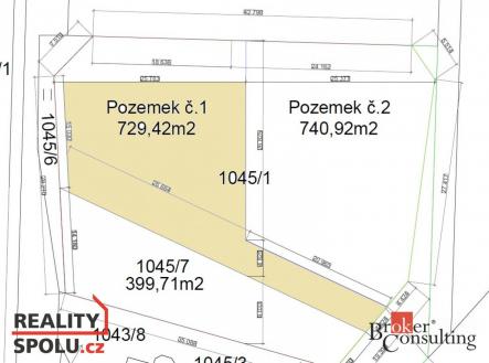 Prodej - pozemek pro bydlení, 729,42 m²