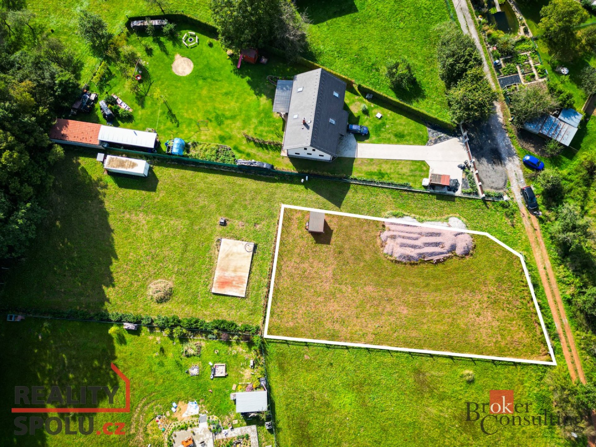 Prodej, pozemky/bydlení, 1239 m2, 29404 Prodašice, Mladá Boleslav [ID 63919]