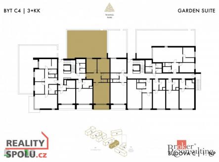 Prodej bytu, 3+kk, 86,77 m²