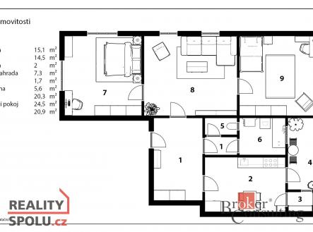 Prodej - dům/vila, 154 m²