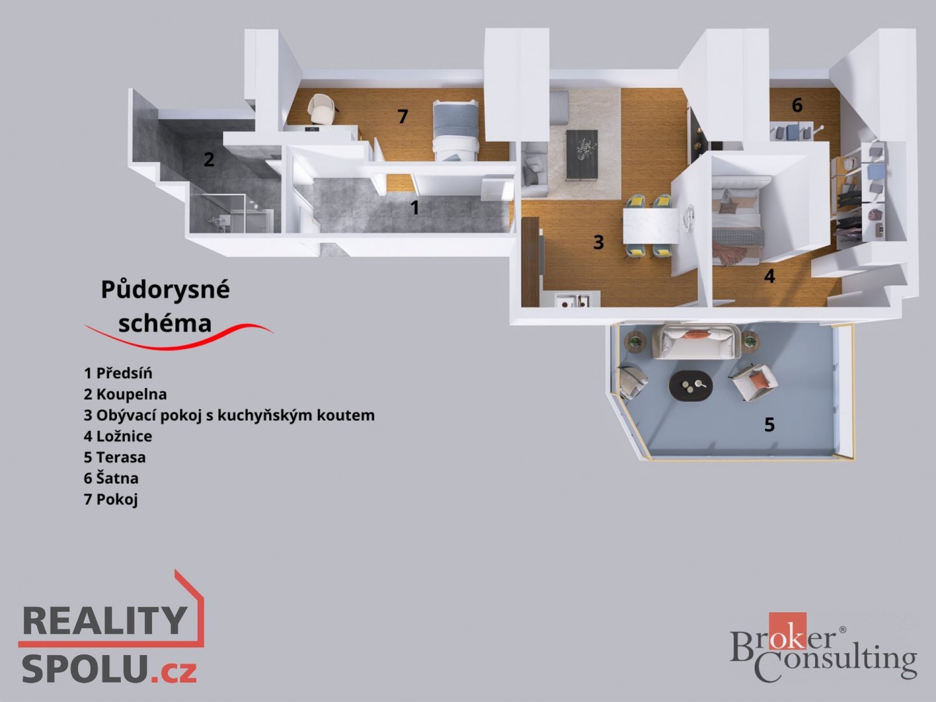 Prodej, byty/3+kk, 92.9 m2, Heydukova 1220/16, Libeň, 18000 Praha 8 [ID 65628]