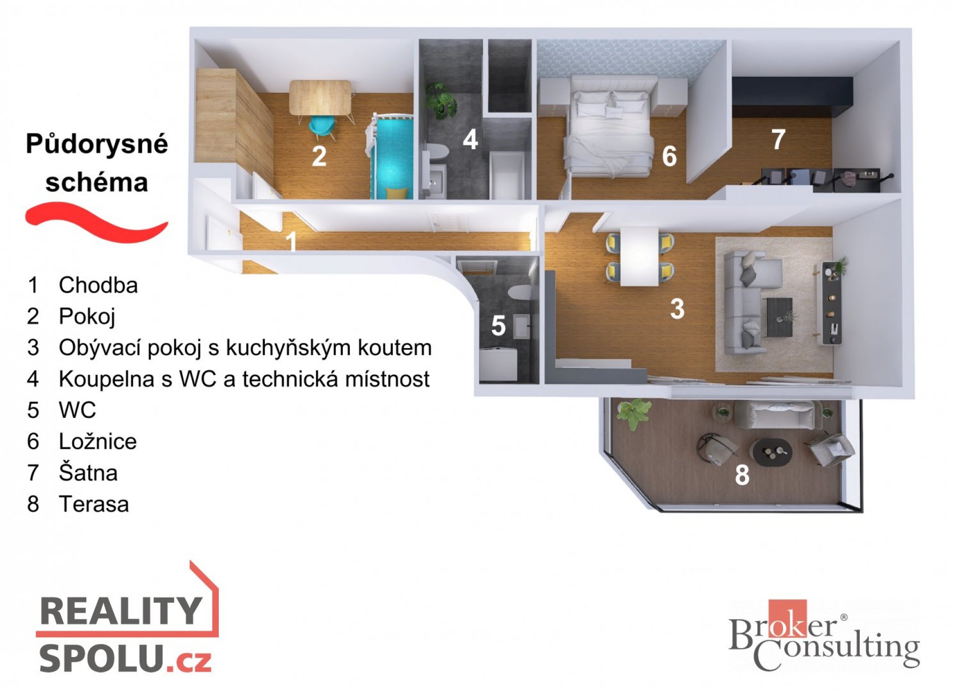 Prodej, byty/3+kk, 94 m2, Heydukova 1220/16, Libeň, 18000 Praha 8 [ID 65628]