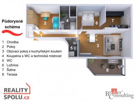 Prodej bytu, 3+kk, 92,9 m²