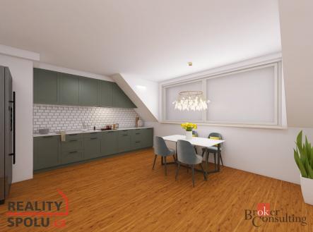 Prodej bytu, 3+kk, 70,6 m²