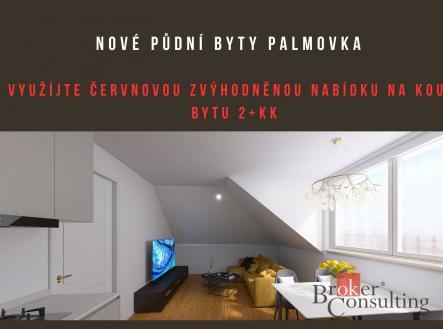 Prodej bytu, 2+kk, 49,6 m²