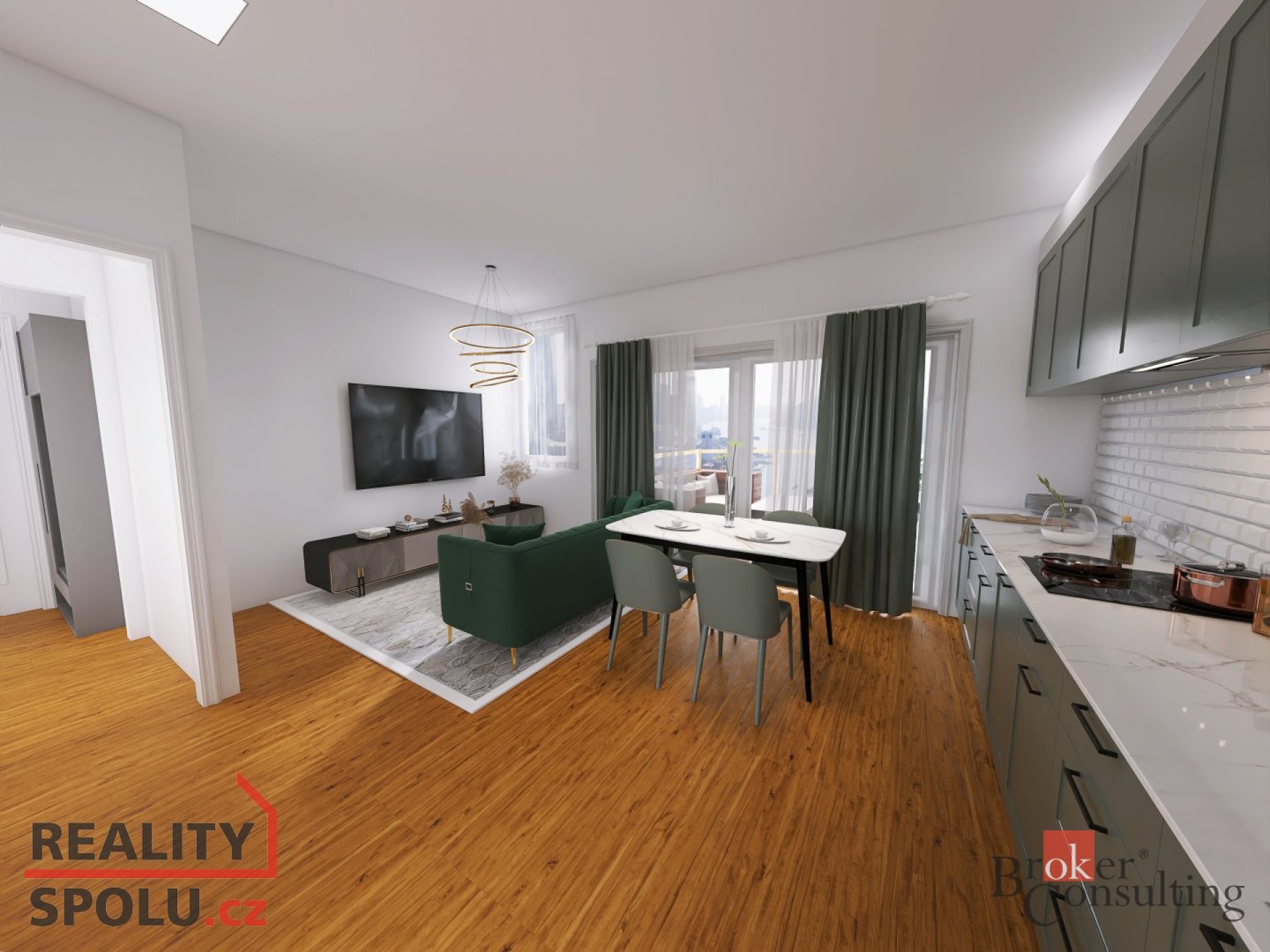 Prodej, byty/3+kk, 89.5 m2, Heydukova 1220/16, Libeň, 18000 Praha 8 [ID 65627]