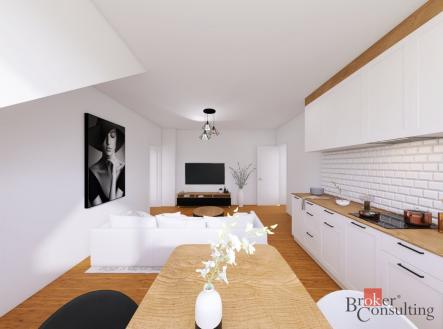 Prodej bytu, 2+kk, 53,4 m²