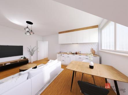 Prodej bytu, 2+kk, 53,4 m²