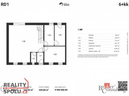 Prodej domu/vily, 164,93 m²