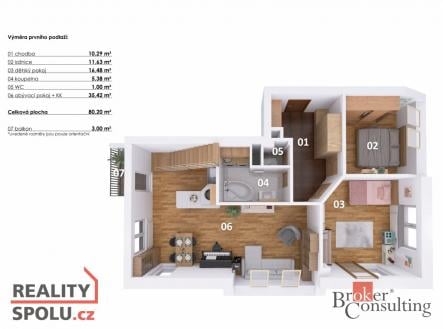 Prodej bytu, 4+kk, 110 m²