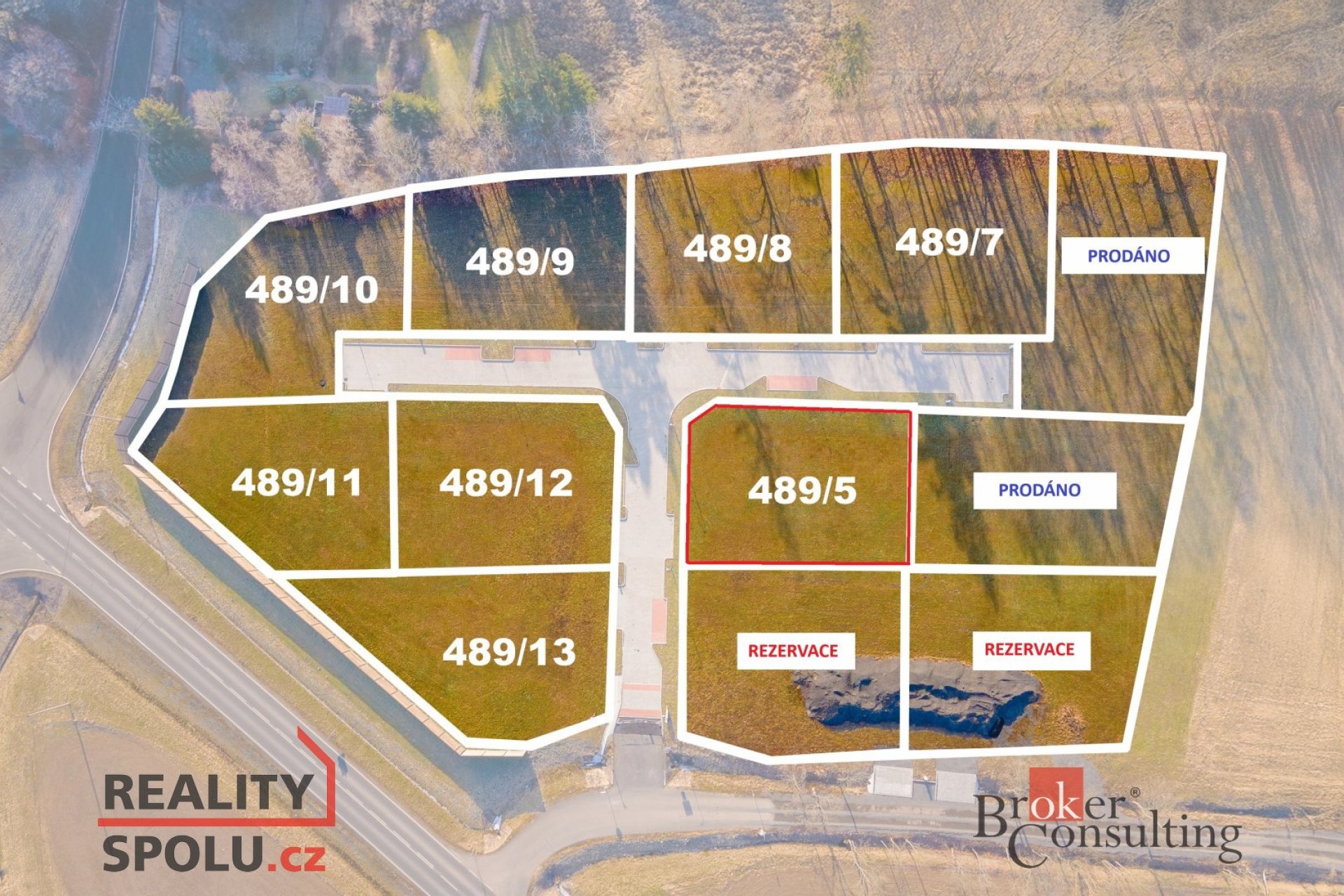 Prodej, pozemky/bydlení, 939 m2, Kamenný Újezd, Rokycany [ID 68925]