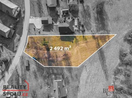 Prodej - pozemek, trvalý travní porost, 2 492 m²