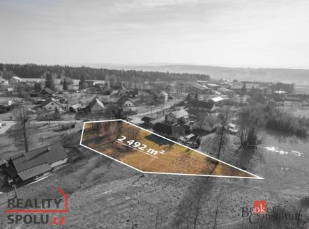 Prodej - pozemek, trvalý travní porost, 2 492 m²