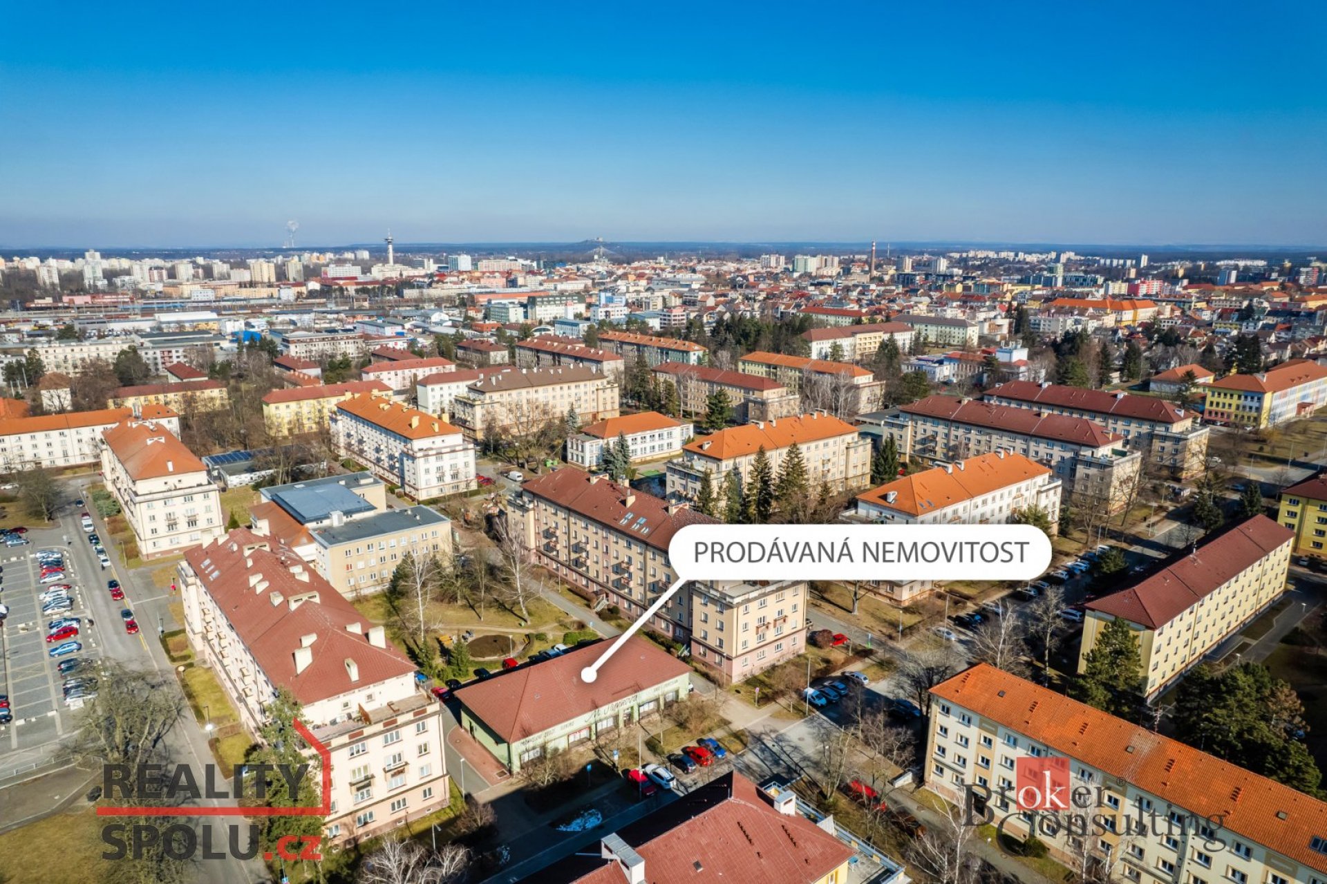 Prodej, komerční/obchodní prostory, 780 m2, Jilemnického 2765, Zelené Předměstí, 53002 Pardubice V [