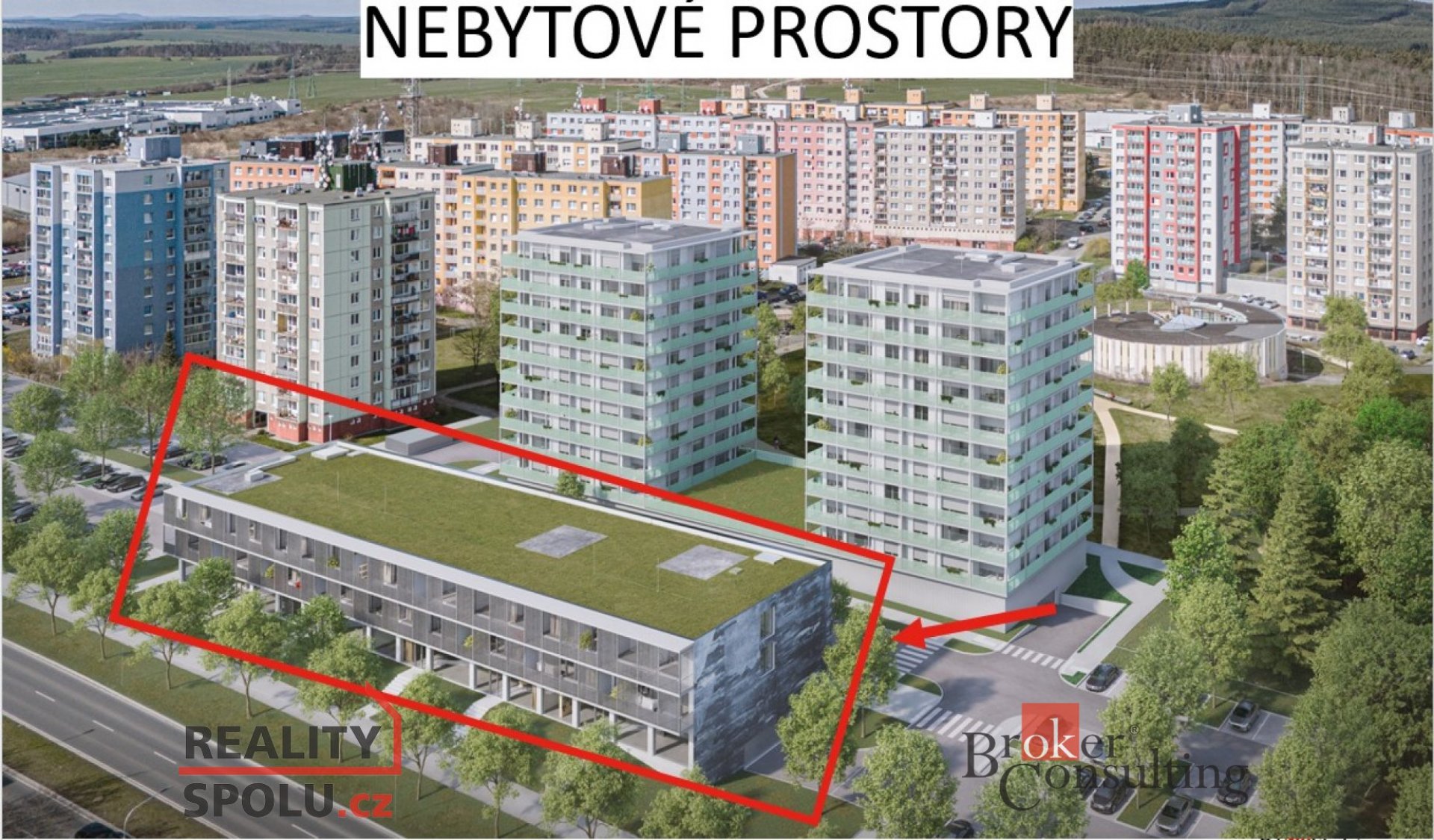 Prodej, komerční/obchodní prostory, 184.61 m2, Studentská, Bolevec, 32300 Plzeň 1 [ID 72381]