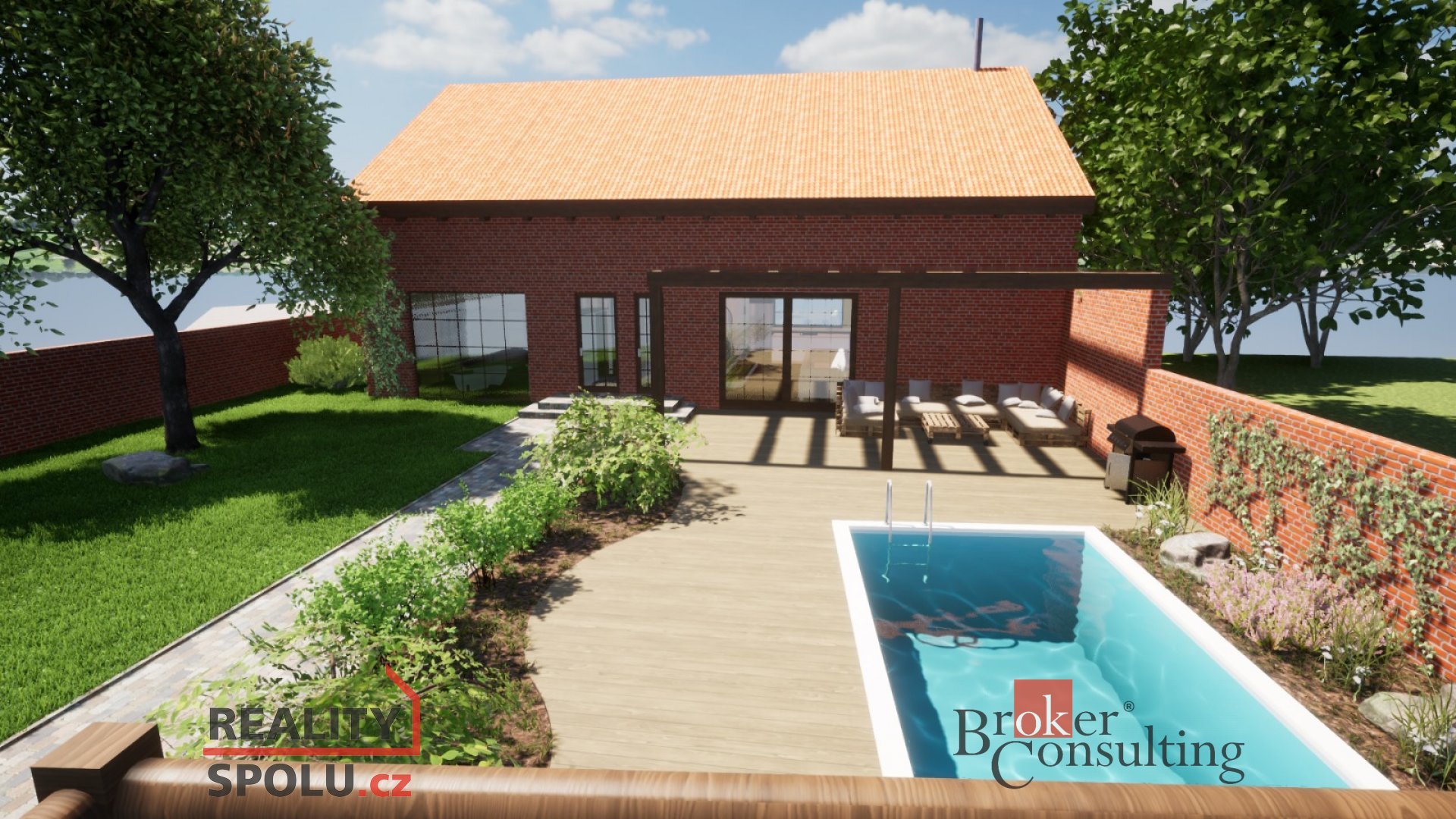 Prodej stavebního pozemku v Kunějovicích, Plzeň - sever.