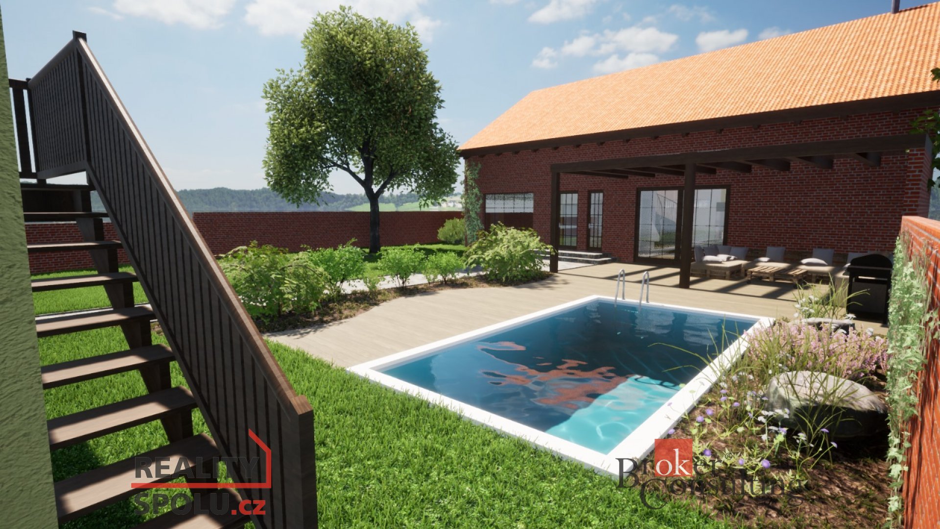 Prodej stavebního pozemku v Kunějovicích, Plzeň - sever.