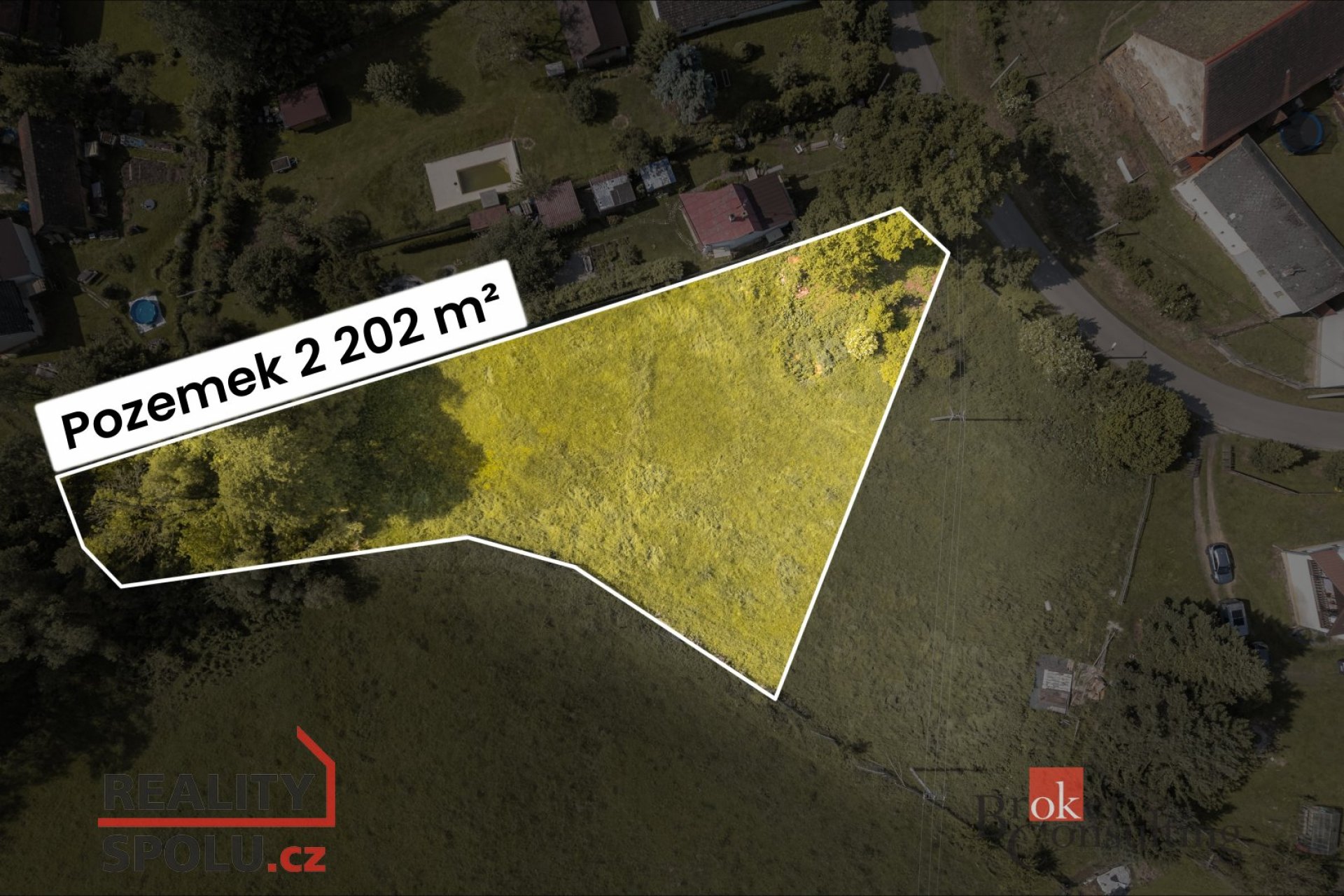 Prodej, pozemky/bydlení, 2202 m2, Louňová , Plzeň-jih [ID 73061]