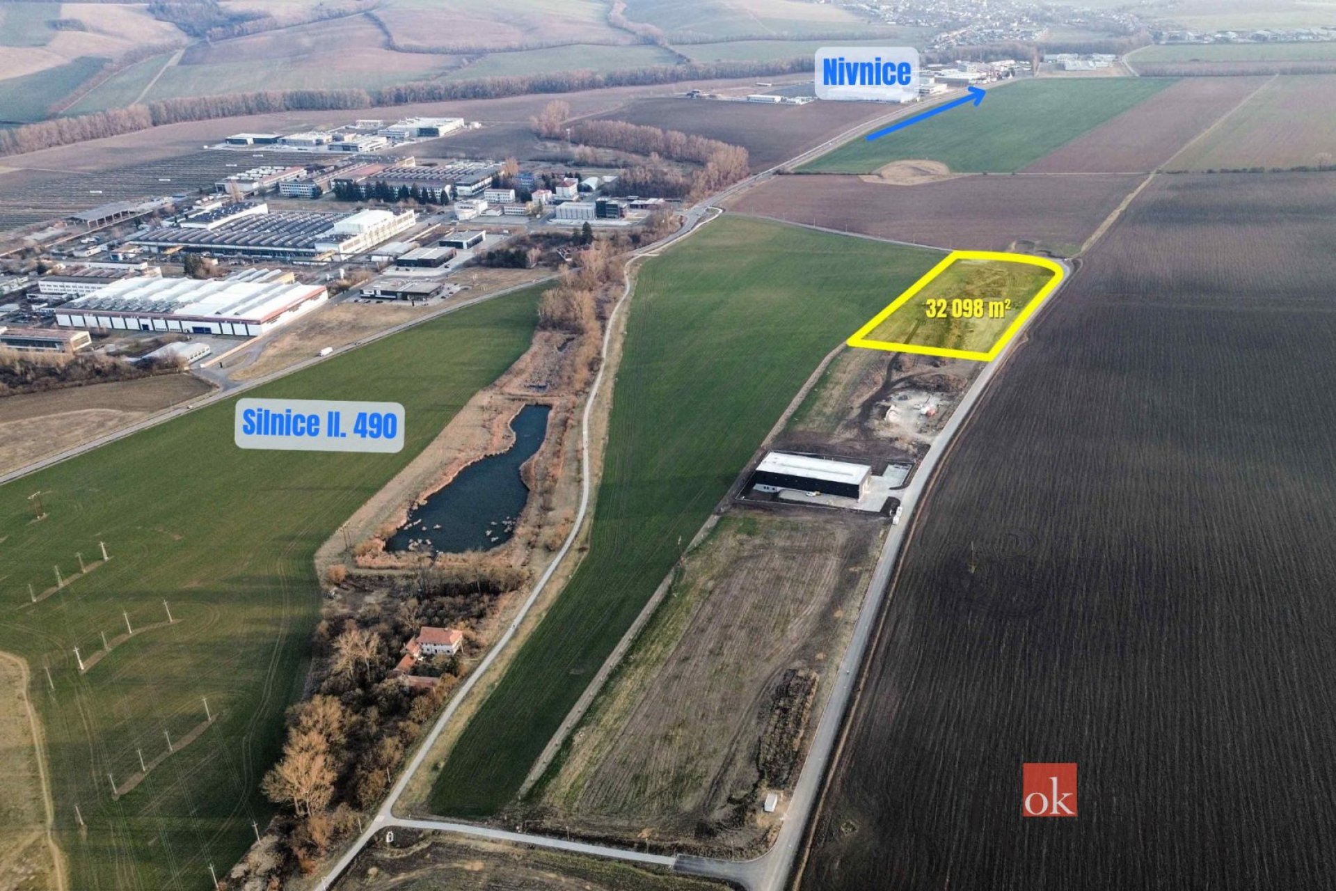 Komerční pozemky Uherský Brod-Škrlovec , 10000m2