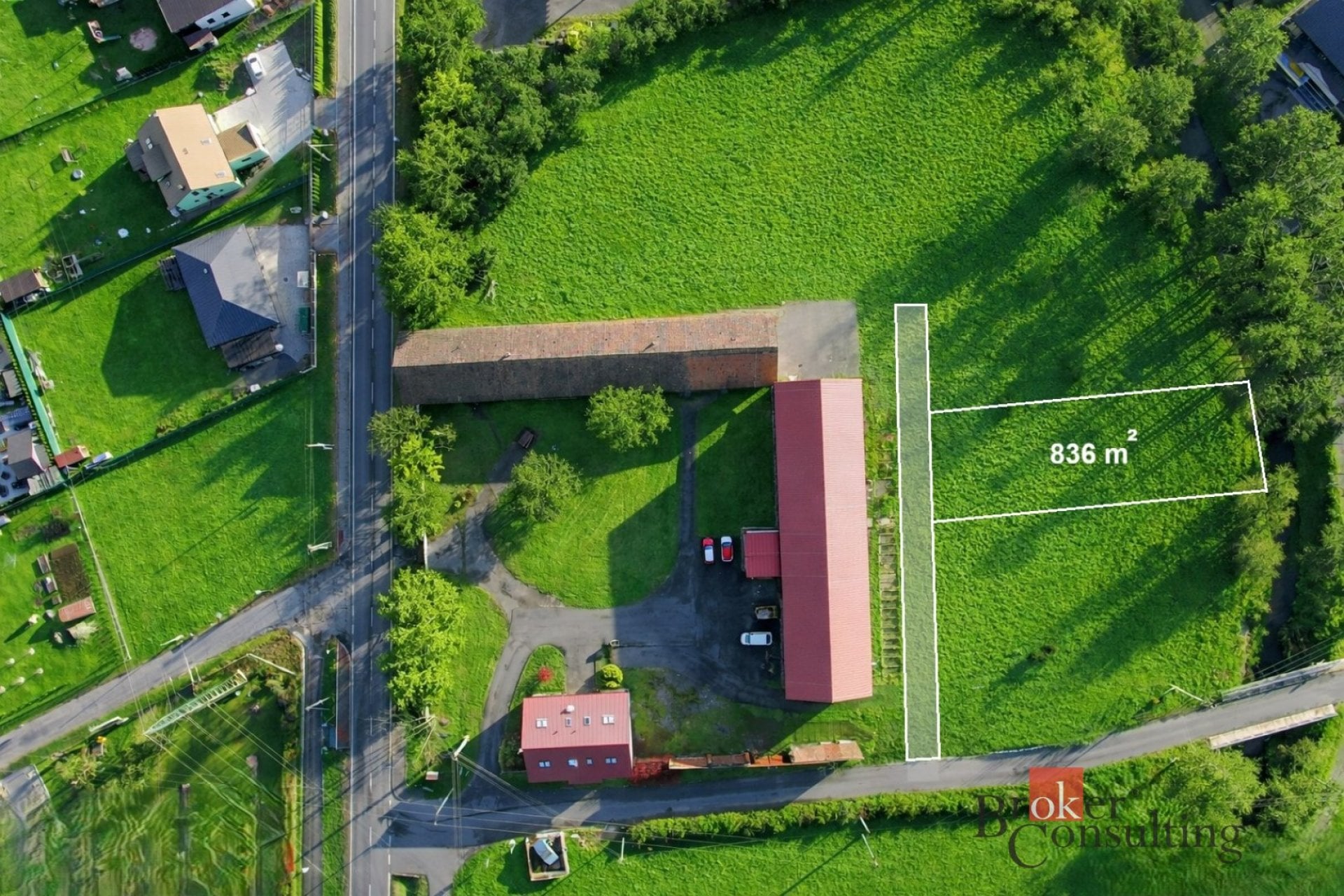 Prodej stavebního pozemku Žabeň