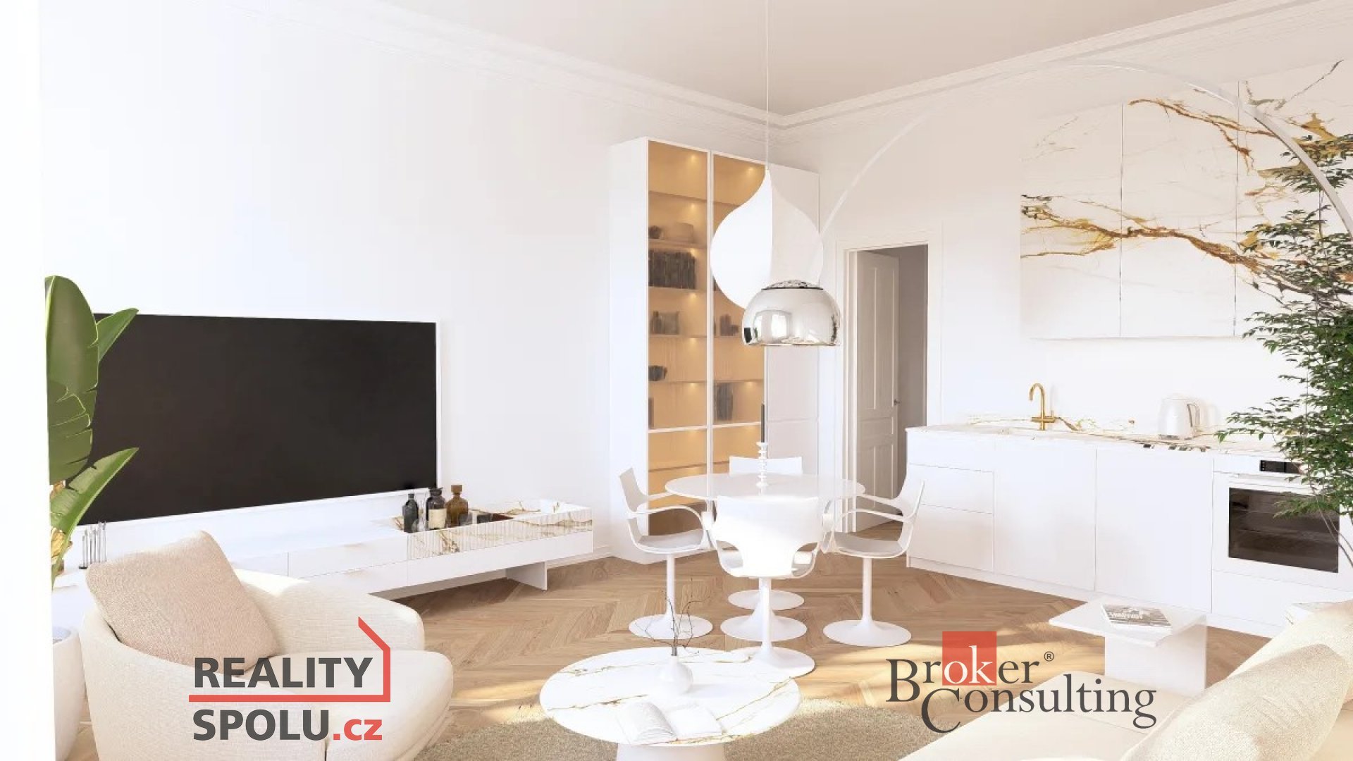 Prodej, byty/3+1, 73.5 m2, Pobřežní 285/22, Karlín, 18600 Praha 8 [ID 73869]