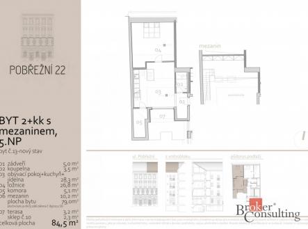 Prodej bytu, 3+kk, 79,3 m²