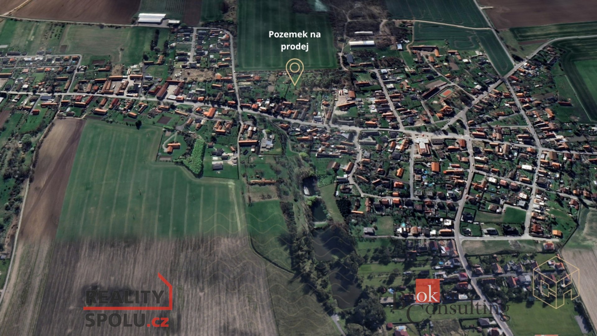 Prodej stavebních pozemků – celkem 3 106 m², Ostřešany u Pardubic