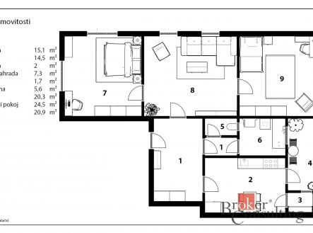 Prodej domu/vily, 154 m²